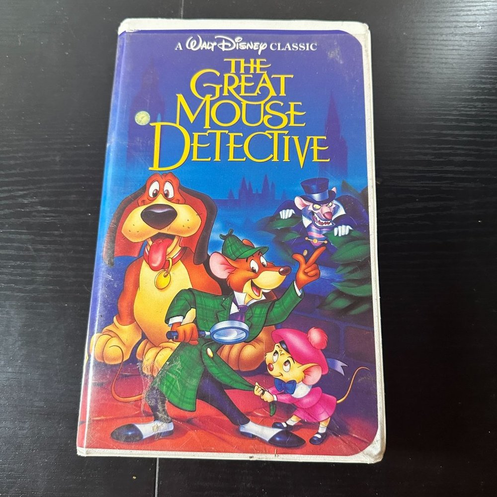The Adventures of the Great Mouse Detective (VHS  1992) Walt Disney Classic